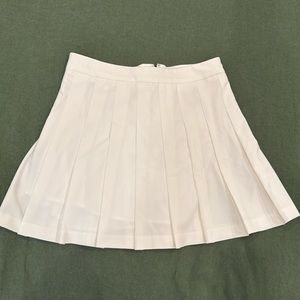 Sunday Best Aritzia White Pleated Tennis Skirt | Size S